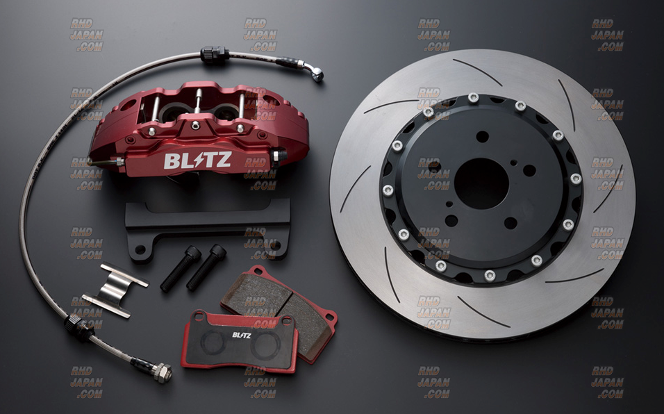Blitz Big Caliper Brake Kit II 4Pot Street Front - Swift Blitz Big Caliper Brake Kit II 4Pot Street Front - Swift